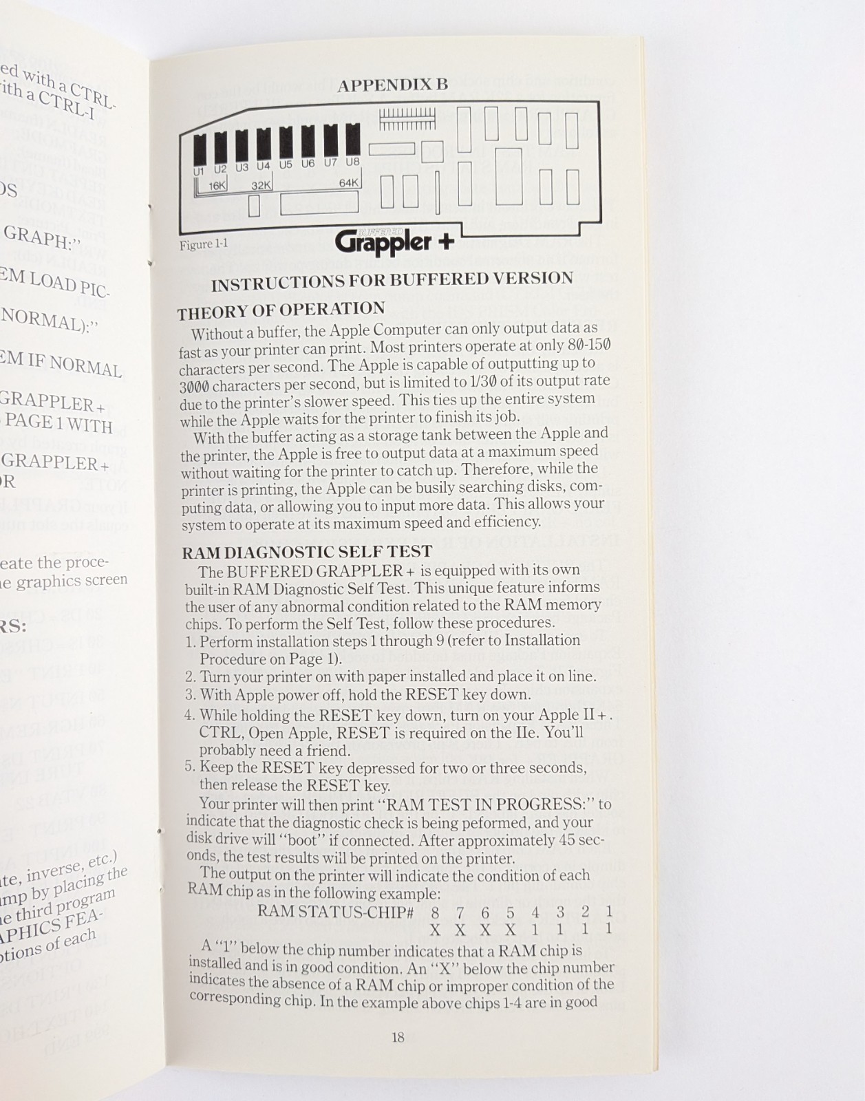 Orange Micro Grappler+ Manual & Sticker - Apple II, Vintage Computing
