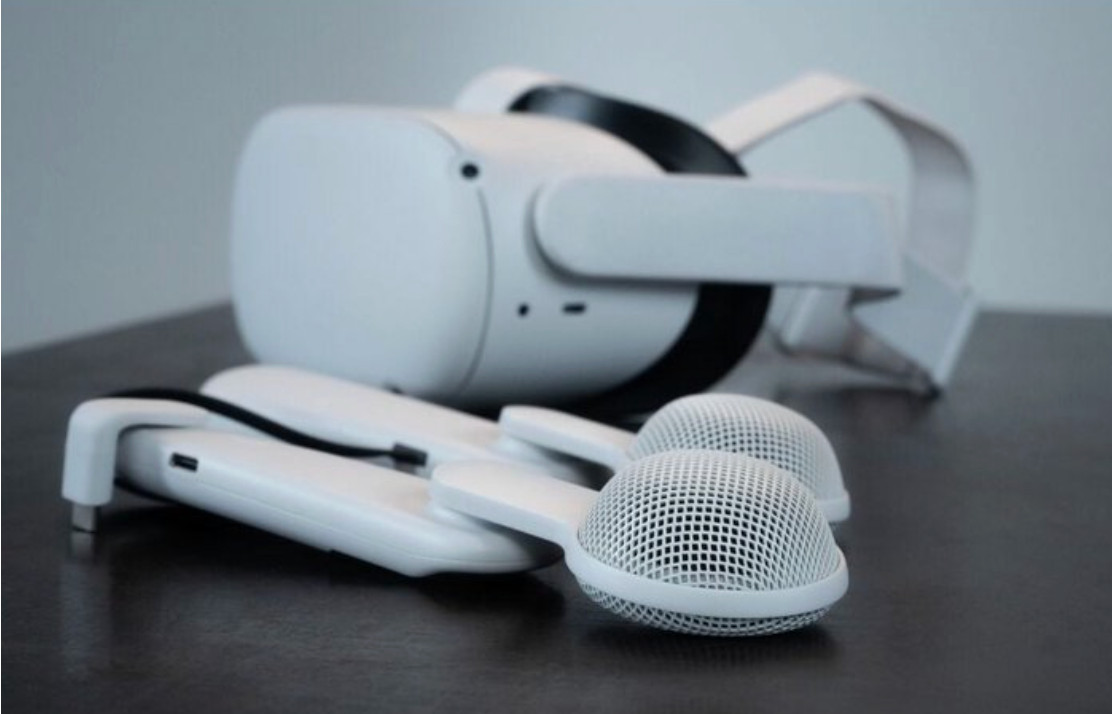 Oculus - Logitech Chorus Off-Ear Integrated Audio for Meta Quest 2 - White