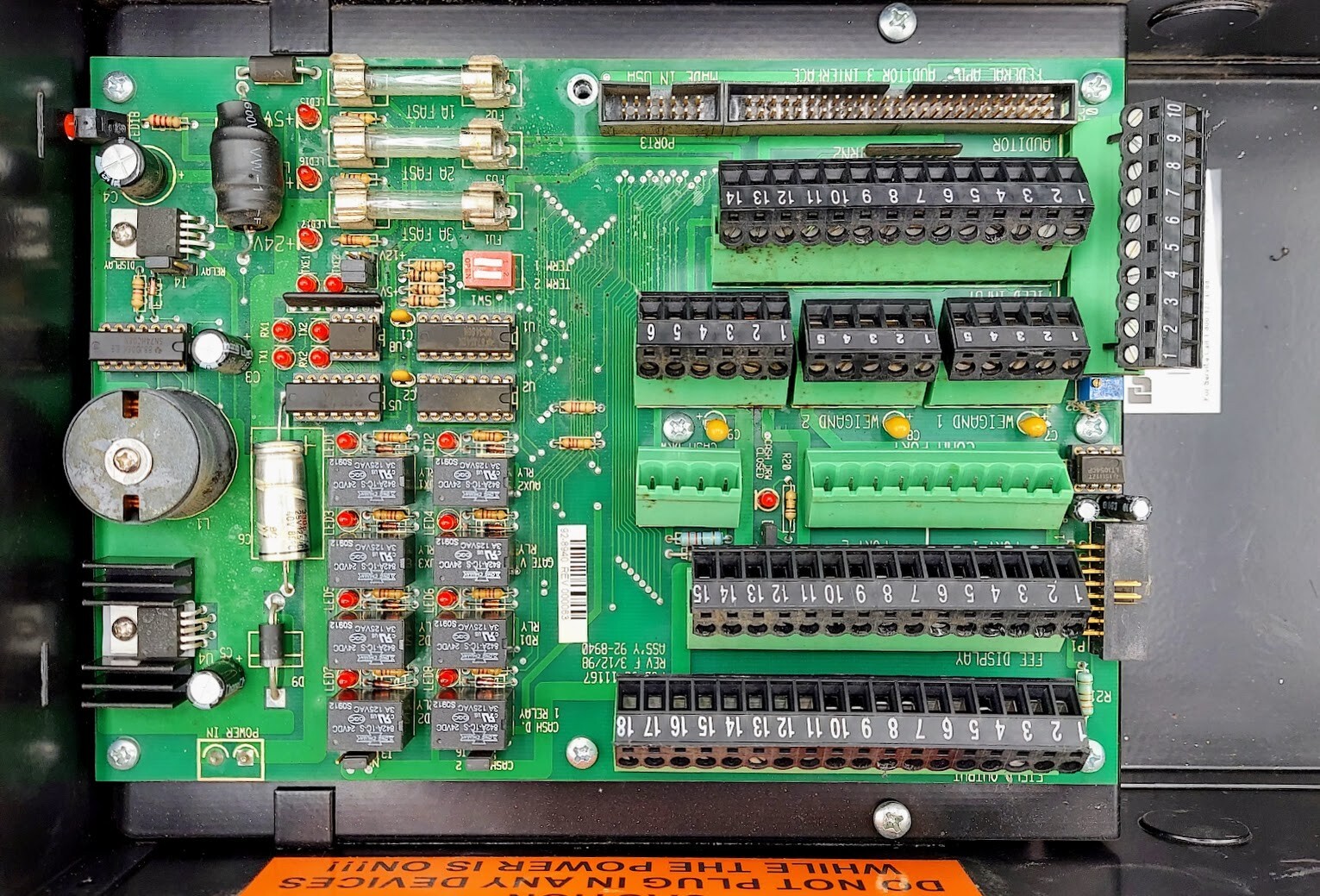 Federal APD 92-8961 Auditor PowerPad Fee Computer System PCB 90-11167