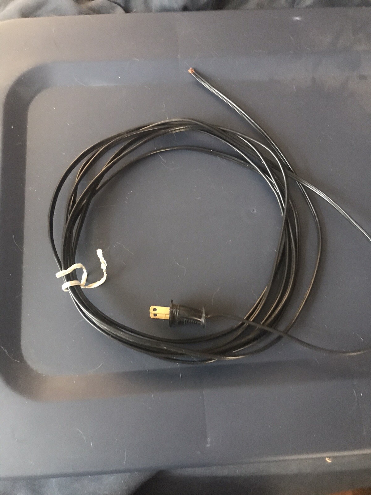 10 Foot Replacement Black Lamp Cord