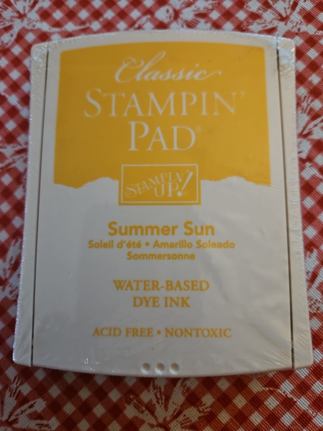 Stampin' Up! Classic Stamp Pad Still Sealed Never Used SUMMER SUN