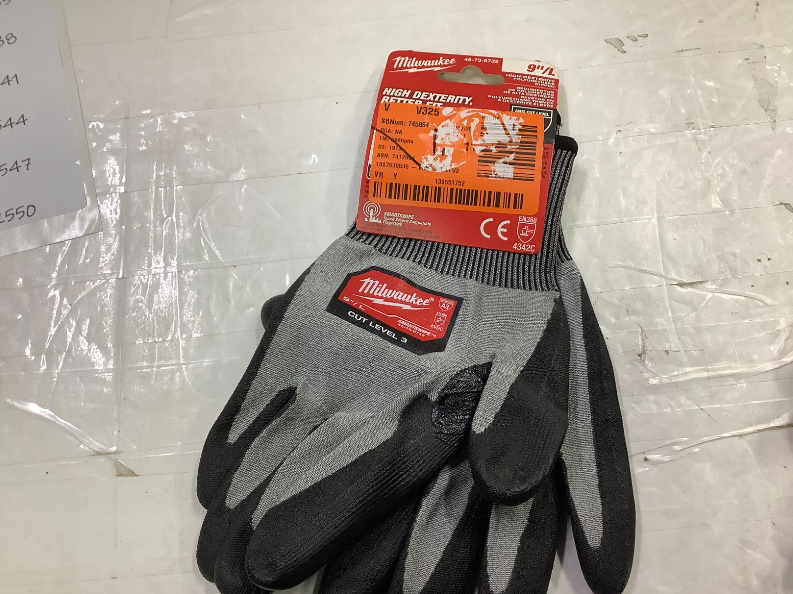 Milwaukee 9" L High Dexterity Polyurethane Dipped Work Glove 48-73-8732