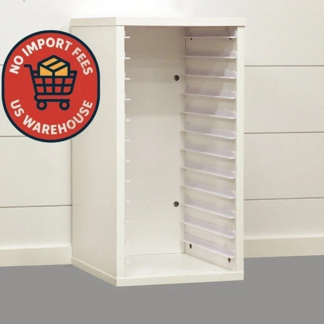 Small Bead Storage Cabinet Holds 12 Trays Elizabeth Ward Organizer No Casters