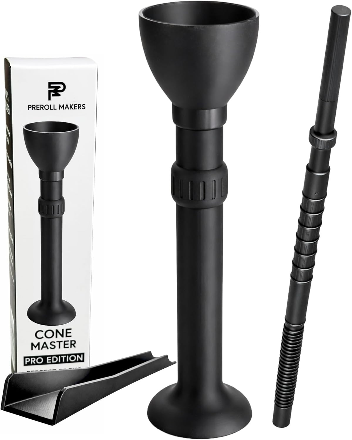 Cone Loader Kit – Cone Filler Funnel + Cone Packer Tool – Fits King 109mm, 98mm