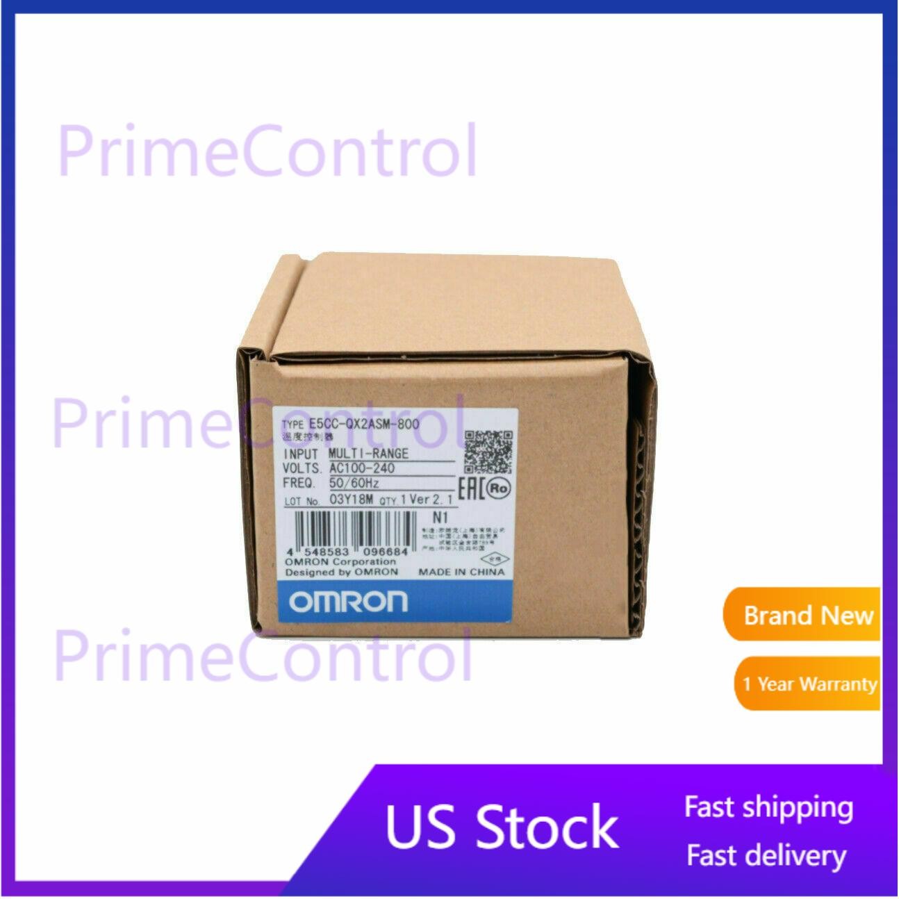 New in box Omron E5CC-QX2ASM-800 Temperature Controller 100-240VAC E5CCQX2ASM800