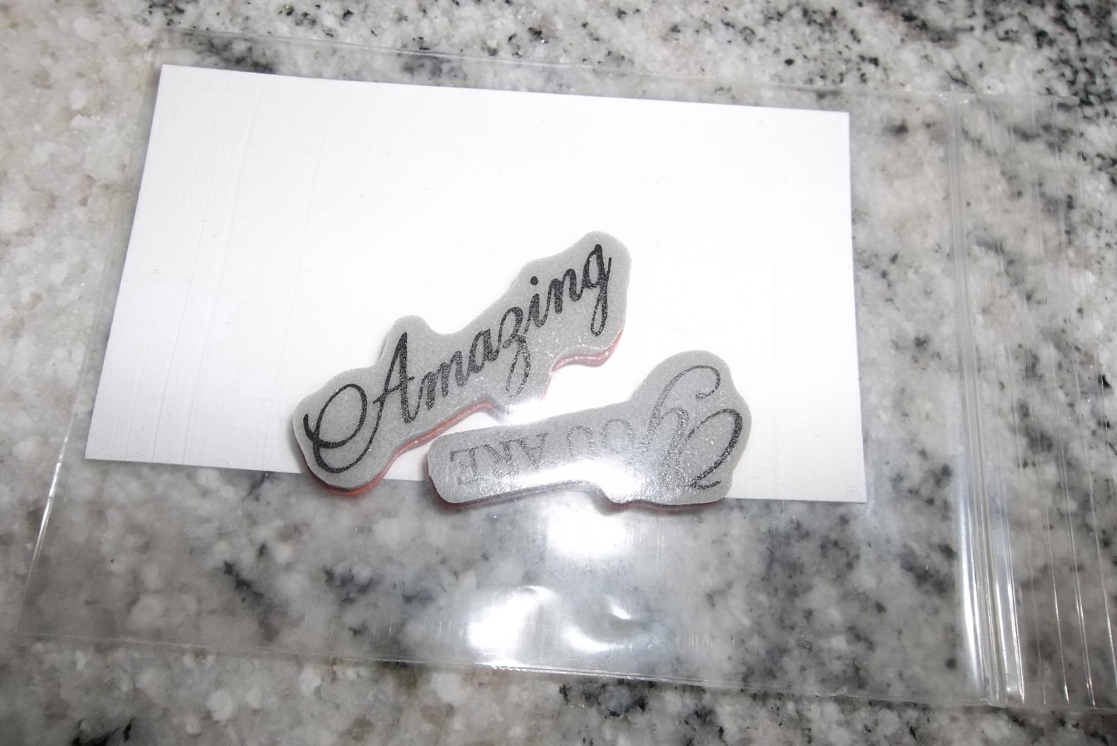 a-muse studio "You are Amazing" Rubber Stamp New