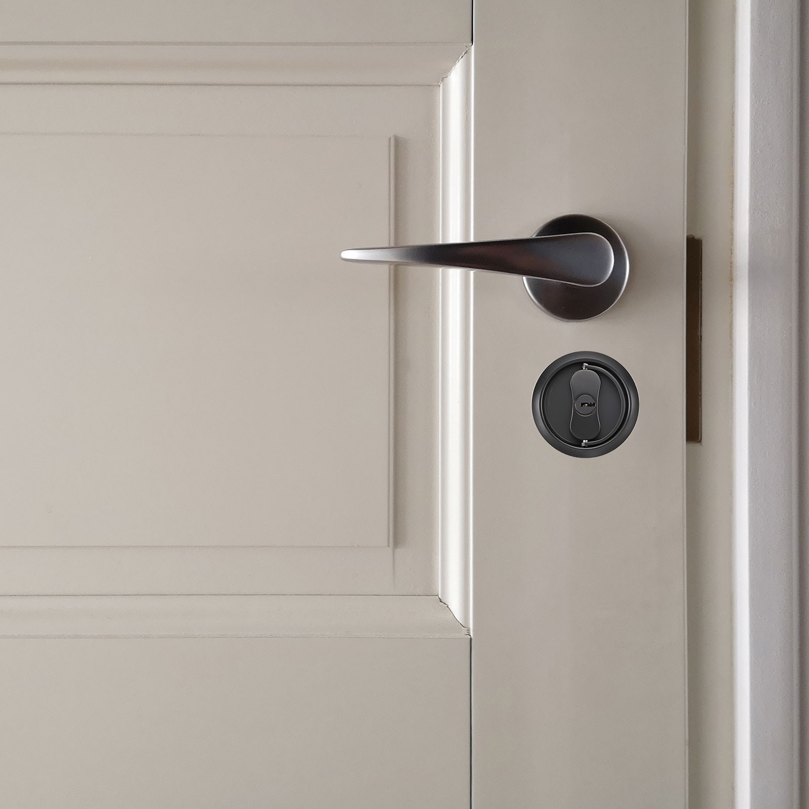 Stainless Steel Deadbolt Lock, Single Dead Bolt Locks, Black