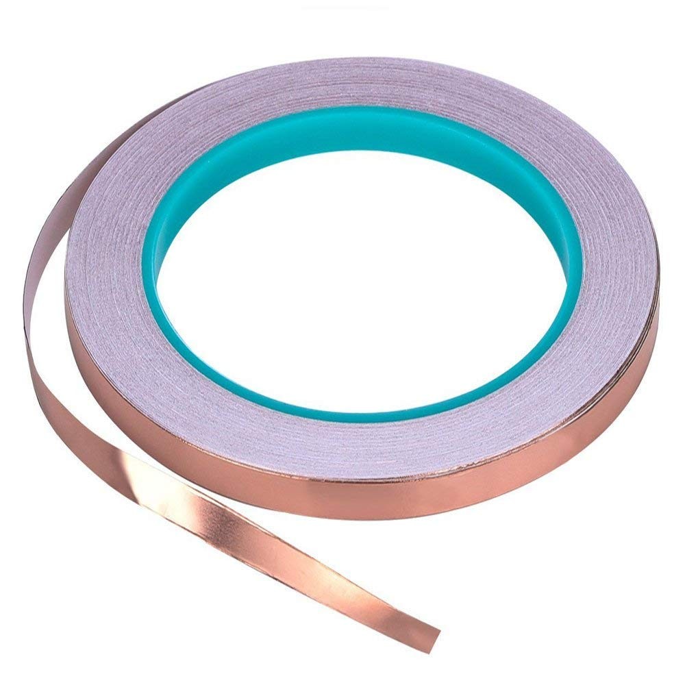 Copper Foil Tape with Double-Sided Conductive (1/4inch X 21.8yards)- EMI Shieldi