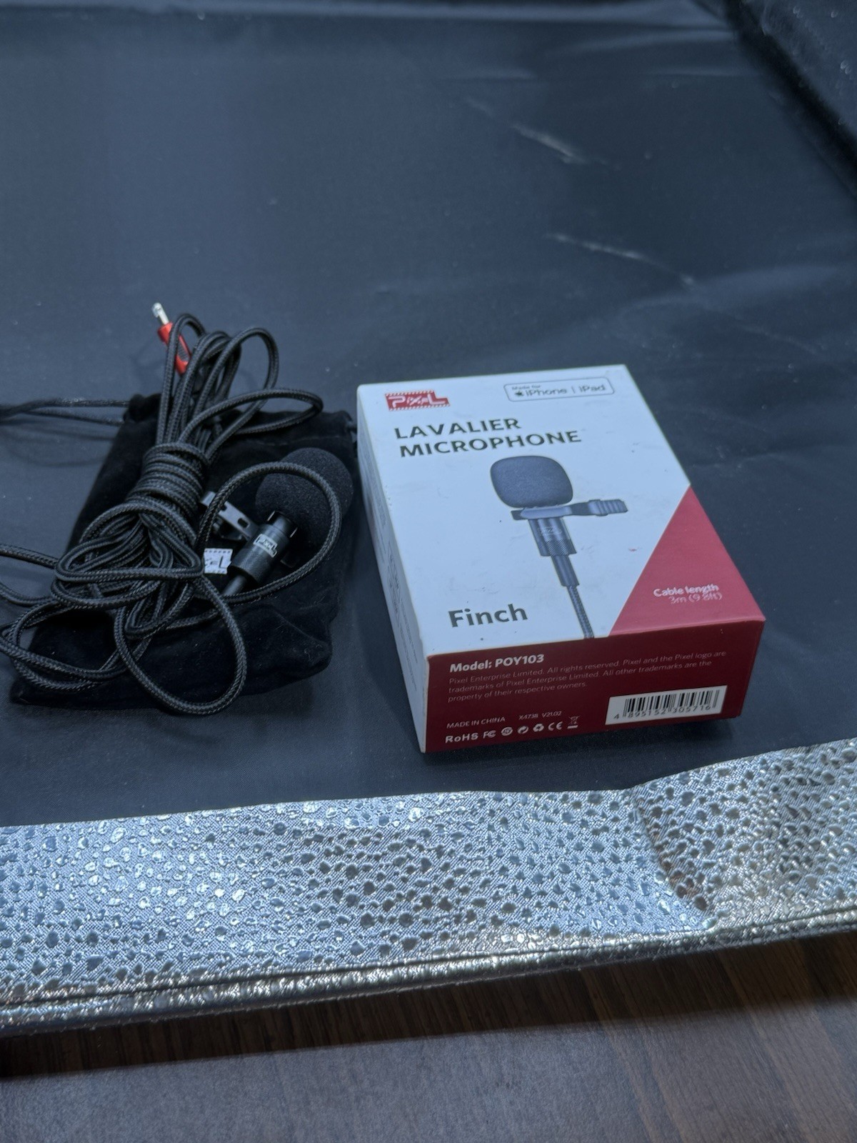 Pixel Lavalier Microphone Finch 1.5m (4.92ft Omni Directional for iPhone iPad C3