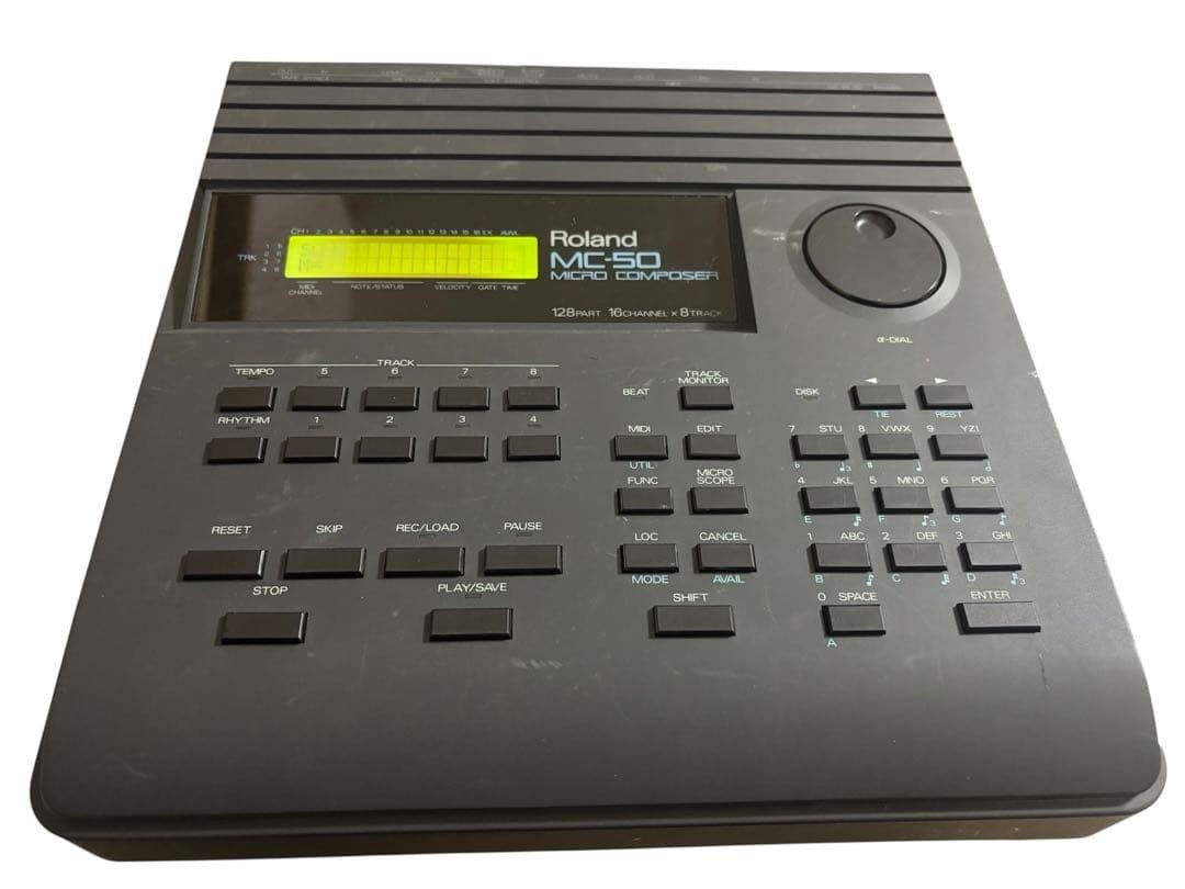 Roland MC-50 Micro Composer MIDI Sequencer Music Workstation Tested As Is Japan