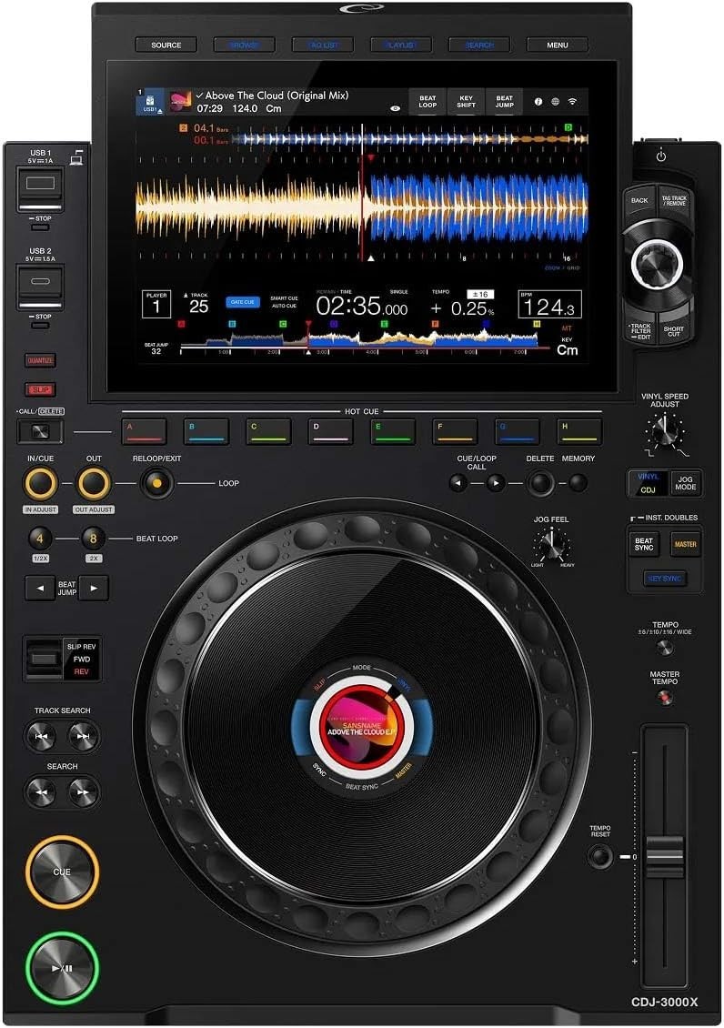 AlphaTheta CDJ-3000X Professional DJ Media Player USB Type-C