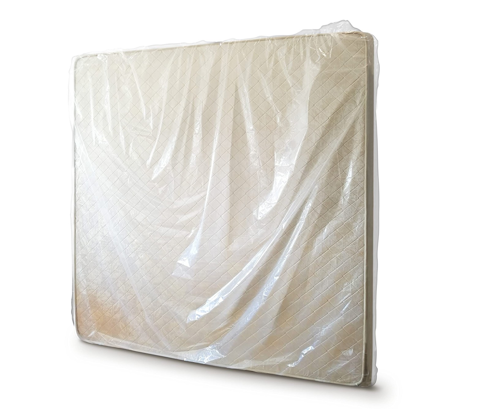 ComfortHome Mattress Bag for Moving and Storage, Queen/King (2-Pack), Clear