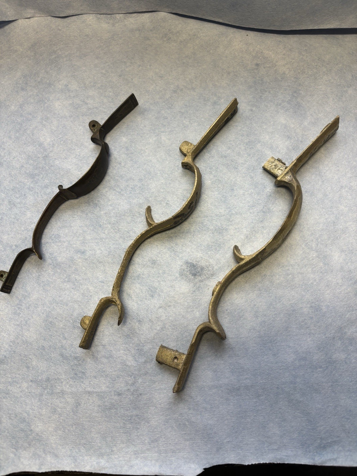 Kentucky Rifle Kit Brass Trigger Guards.