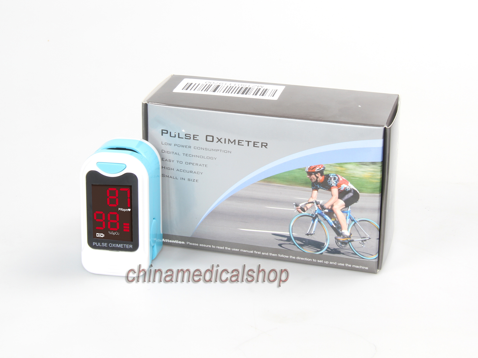 LED Finger tip Pulse Oximeter Blood Oxygen meter SpO2 Heart Rate Patient Monitor