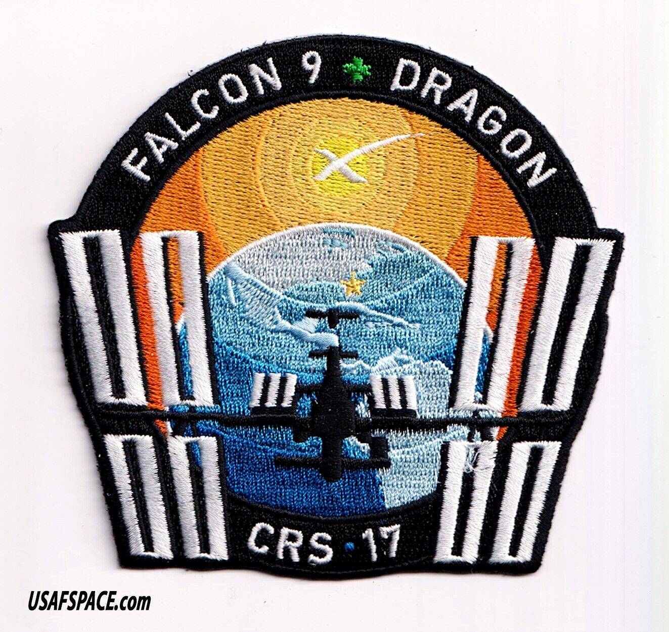 Authentic CRS-17 SPACEX FALCON-9 DRAGON NASA ISS RESUPPLY Mission Employee PATCH