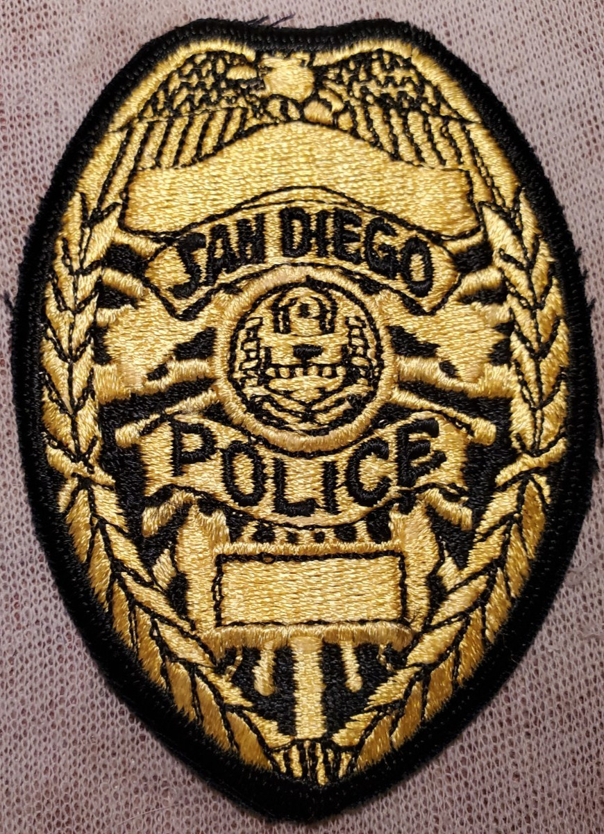 CA San Diego California Police Shoulder Patch