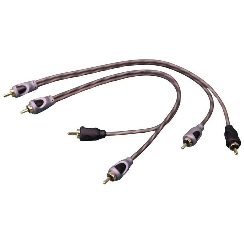 DEEJAY LED TBH1MALE2MALE 1-Male to 2-Male RCA Audio Adapter for Subwoofer,...
