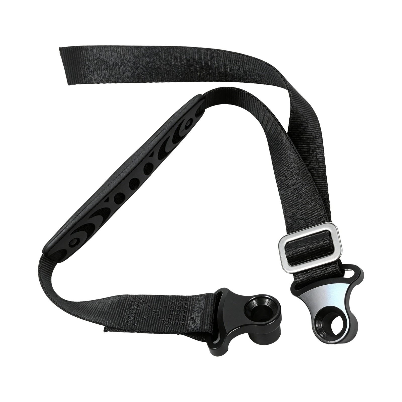 Black Motorcycle Tow Strap, Off-Road Motorcycle Rescue Pull Strap Durable New