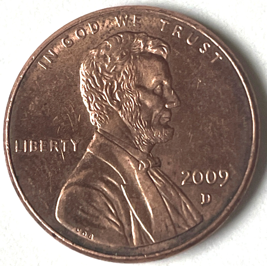 Error Coin - 2009 D Formative Years Bicentennial Penny US Currency Error