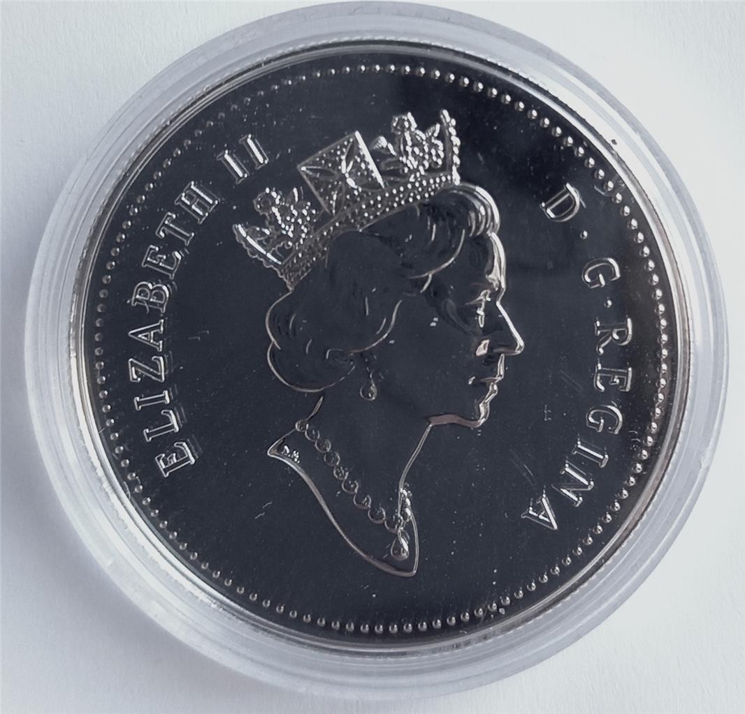 2000 Canada Silver $1 Coin Brilliant Uncirculated 25.17g