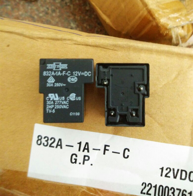 1PC Song Chuan 832A-1C-F-C 12VDC Power Relay 30A 4 Pins 832A-1A-F-S T90