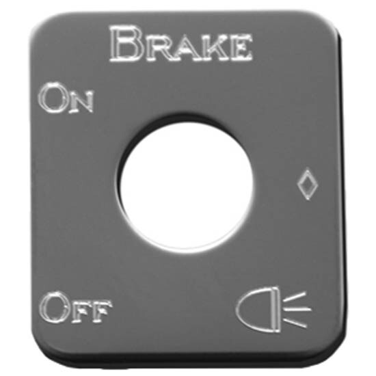 Rockwood Stainless Steel Brake Switch ID Plate Fits Kenworth