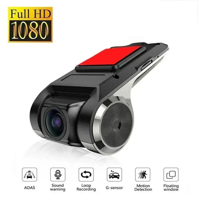 1080P Car Dash Cam DVR for Android Stereo ADAS Voice Alert Driving Camera