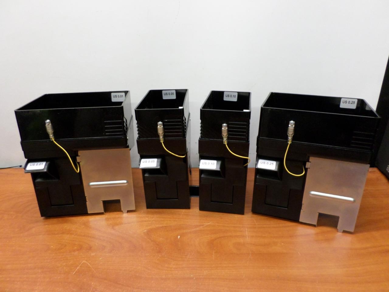 NEW Money Controls SCH2 Serial Compact Hopper 2 Bundle US 0.01, 0.05, 0.10, 0.25