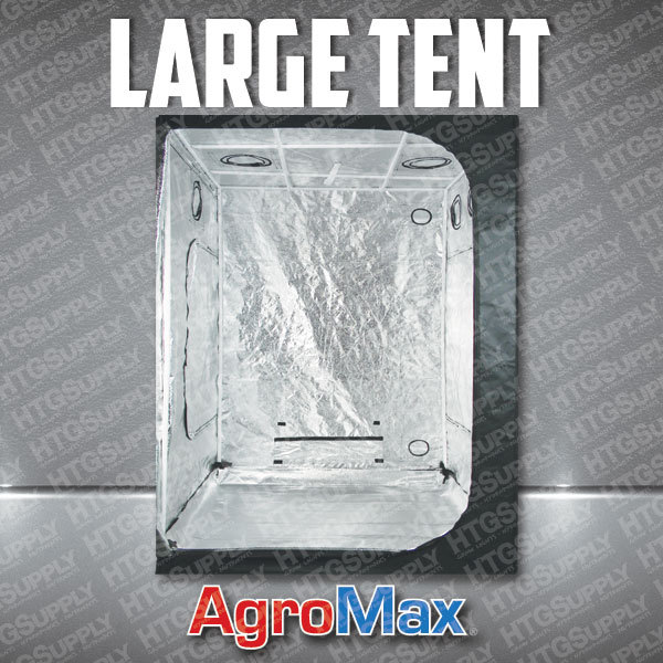 AGROMAX LARGE GROW TENT HYDRO BOX ROOM MYLAR REFLECTIVE USA 4.5 x 4.5' feet foot