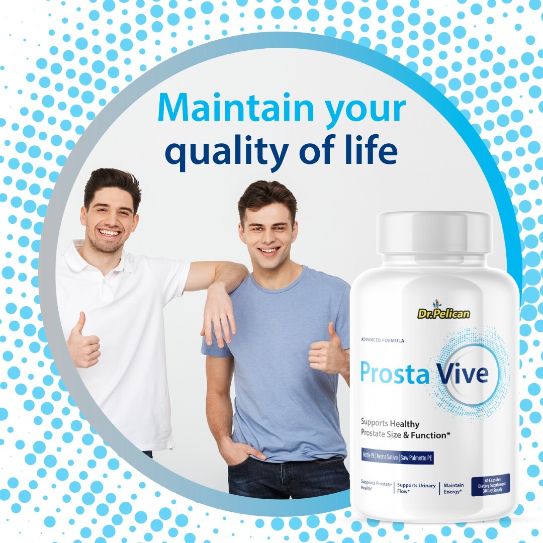 Prosta Vive - Prostate Support- 12 Bottles- 720 Capsules