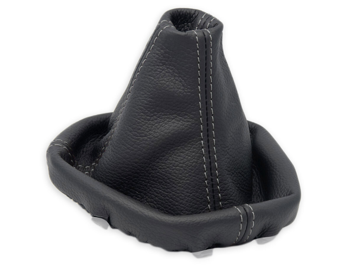 FOR FORD KA 2 2008-2016 GEAR SHIFT BOOT GAITER LEATHER STITCHING GRAY