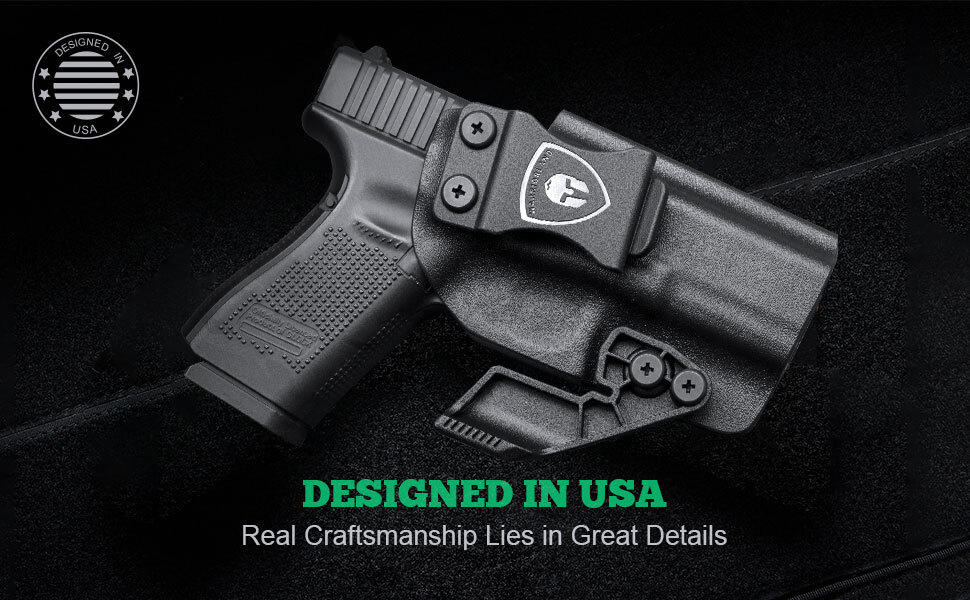 IWB Holster Optic Cut For Glock17/19/19X/26/44/45 Gen(1-5)&Glock 23/32 Gen(3-4)