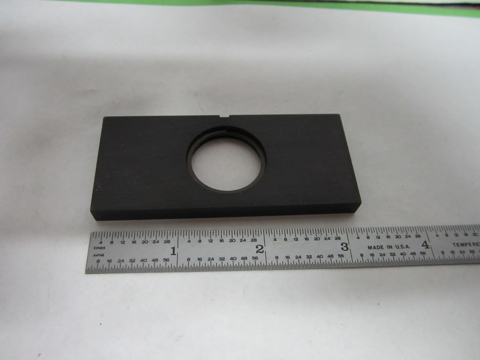 MICROSCOPE PART SLIDE COATED FILTER LEITZ GERMANY OPTICS AS IS BIN#S2-33