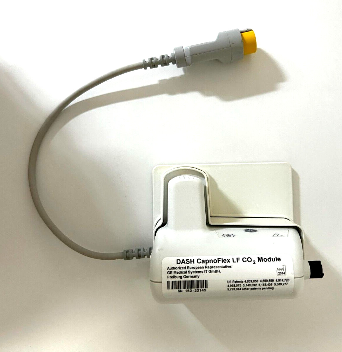 GE CapnoFlex LF CO2 2013427-001 & Solar Capnoflex Adapter 2027759-001