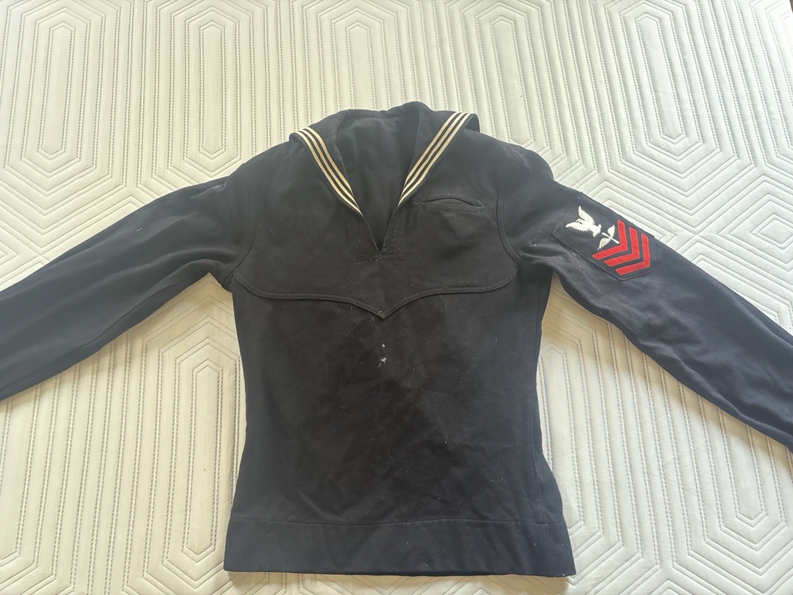 U.S. WWII Era Navy Aviation Machinists Mate 1st Class Blouse Size-Small