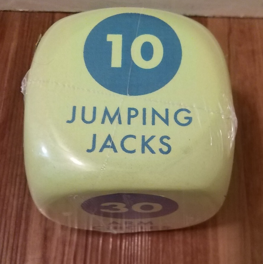 Exercise Dice (6-Sided) - Game for Group Fitness & Exercise Classes 1 Pc