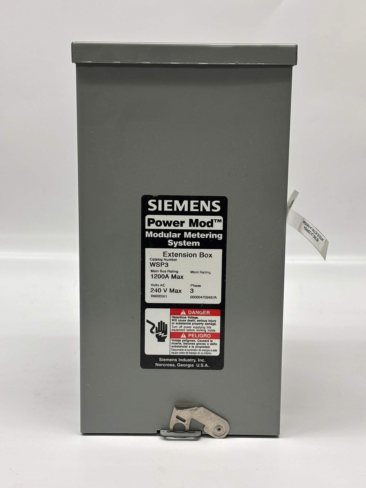 Siemens (WSP3) POWERMOD Spacer | 1200A | 3-Phase | NEMA 3R | Open Box