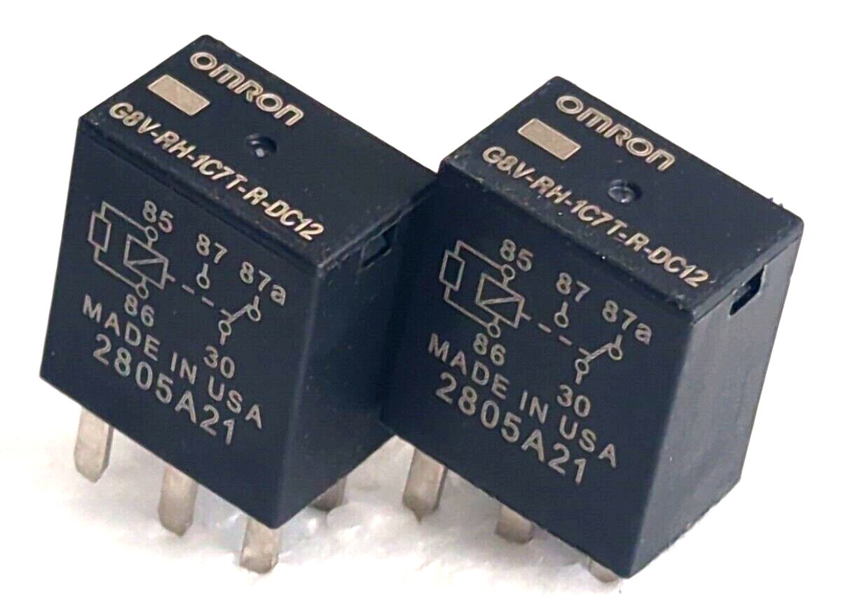 (2PCS) OMRON G8V-RH-1C7T-R-DC12 , AUTOMOTIVE RELAY