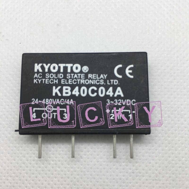 1PC New For KYOTTO KB40C04A 24-380VAC 4A 3-32VDC Solid State Relay replacement