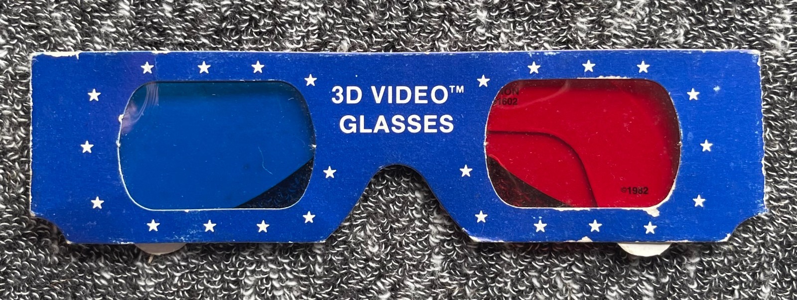 3-D TELEVISION GLASSES 1982 vintage 3D VIDEO CORPORATION N. HOLLYWOOD, CA 91602