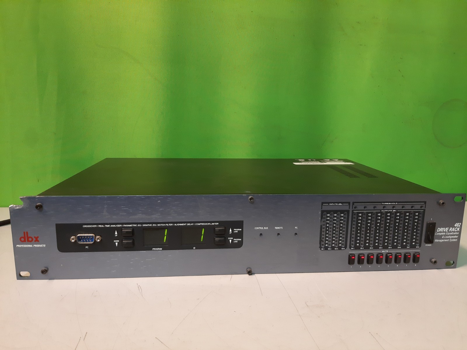 DBX 482 DriveRack Complete Equalizer and Loudspeaker Management System