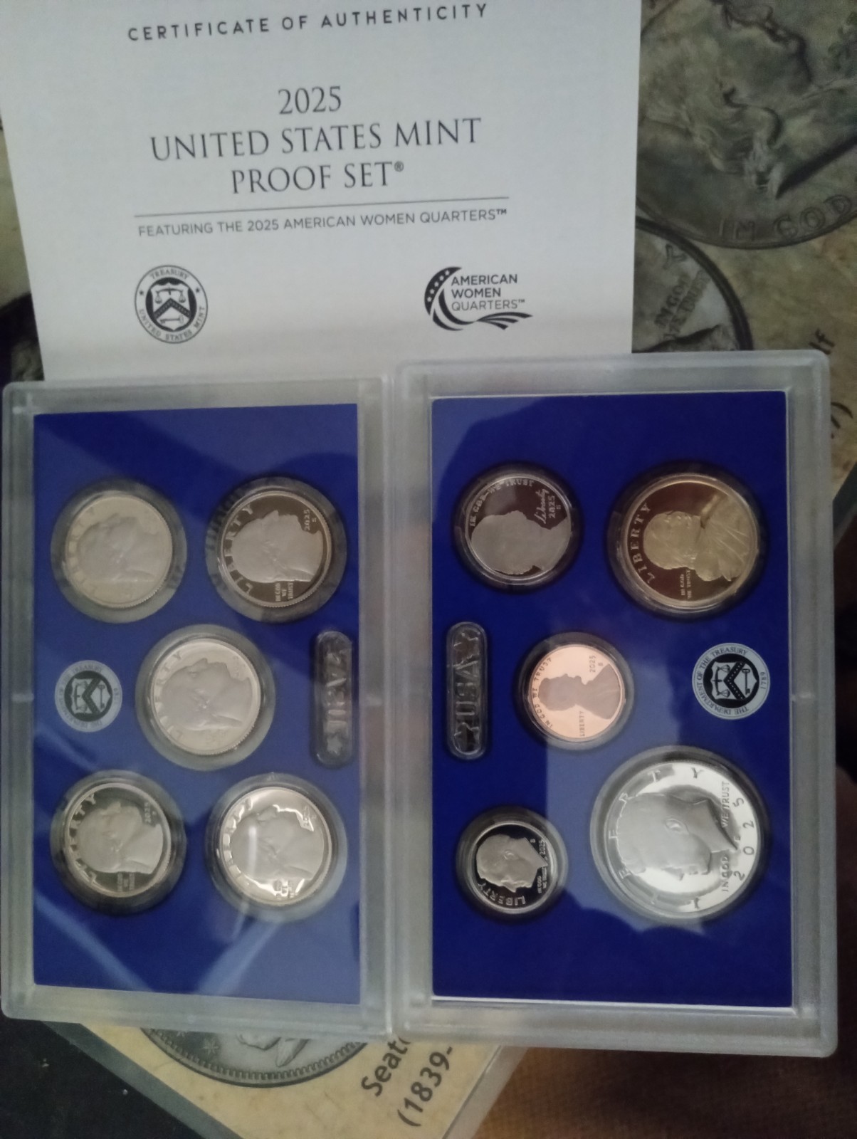 2025 S U.S. Mint Proof Set – Final Year of American Women Quarters – 10 Coins