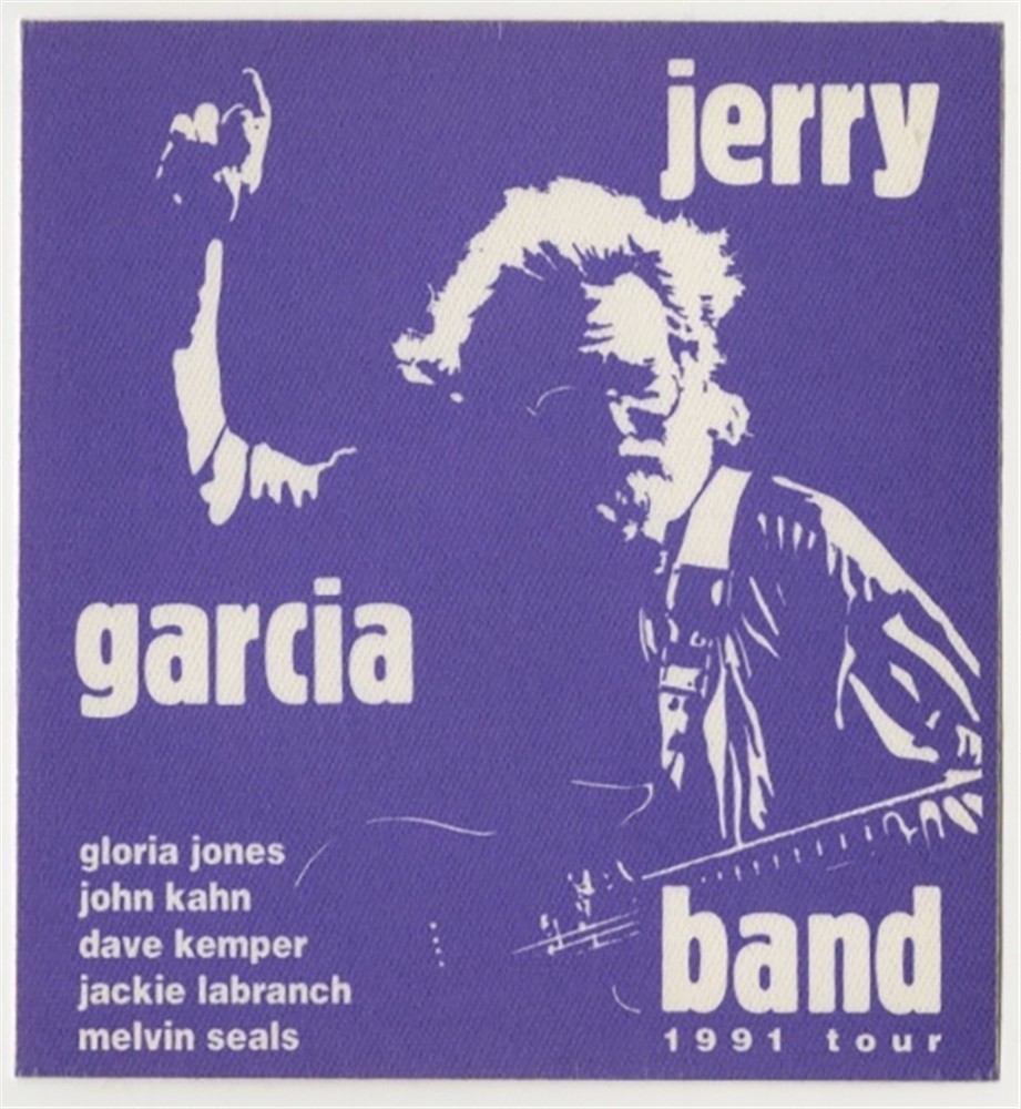 Jerry Garcia Band 1991 concert tour (Grateful Dead) rare vintage Backstage Pass