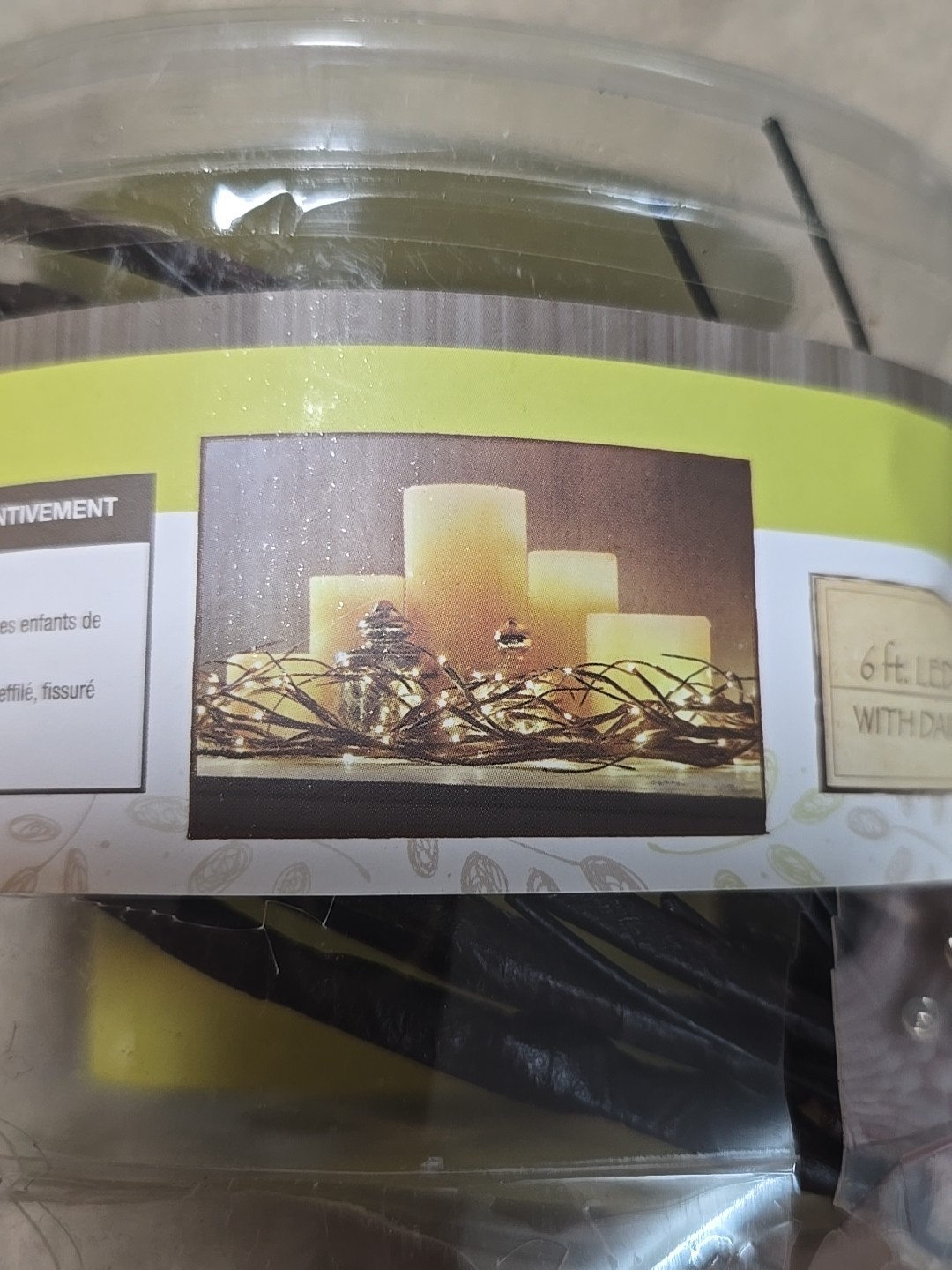 Apothecary & company 6 Ft LED Garland With Timer