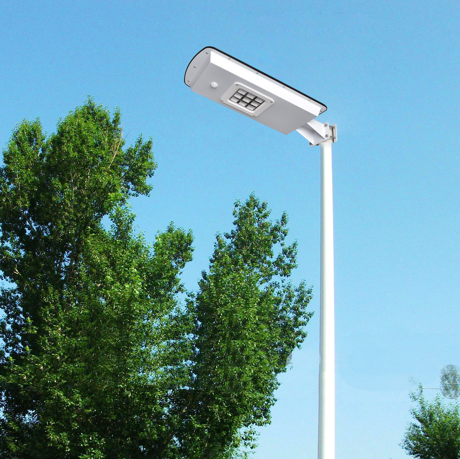 Solar Street Light 10 watt ( 15 watt Solar Panel ) Powerful, Easy to Install