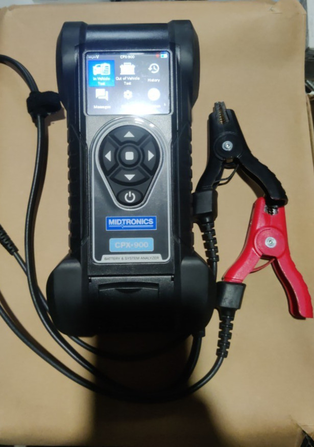 midtronics cpx-900 battery printer system electrical diagnostic analyzer