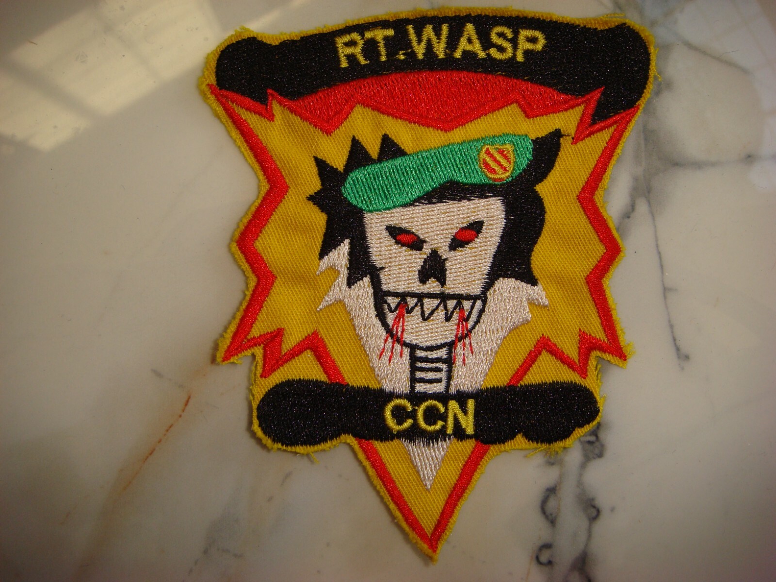 US 5th SF GRP MACV SOG RT WASP CCN, VIETNAM WAR PATCH