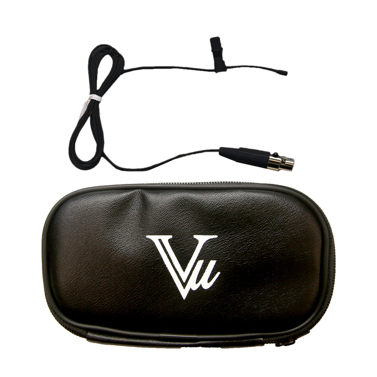 Vu LM3000-TA4F-BK Omnidirectional Lapel Microphone, Black with TA4F for Shure