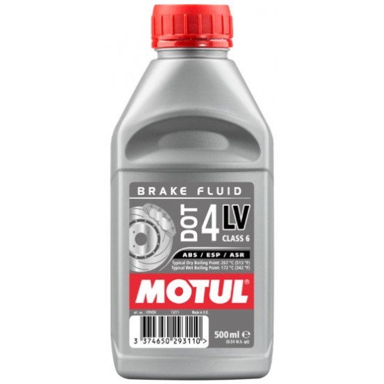 Fluid Brakes MOTUL Dot 4 LV 500ML