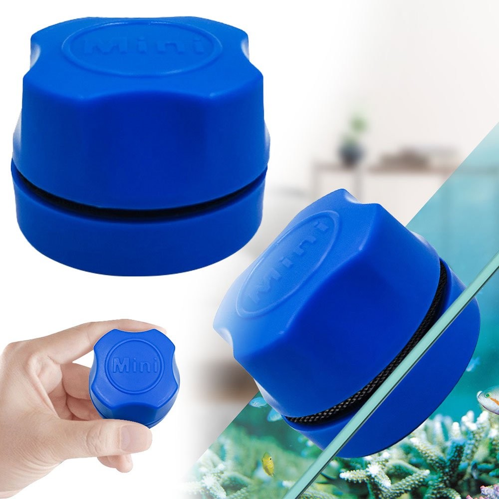Magnetic Brush Cleaner Cleaning Glass Algae Aquarium Magnet Fish Tank Aquatic JQ